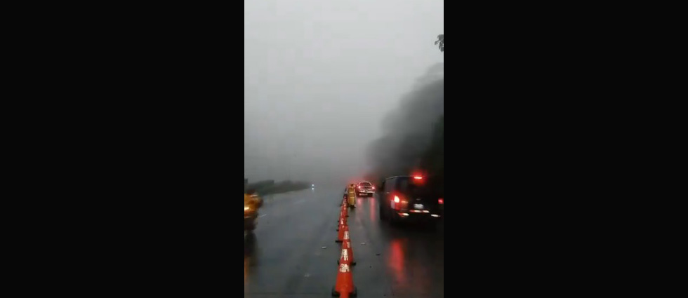 Reportan densa neblina sobre la carretera Panamericana