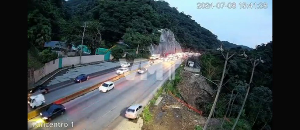 Cámaras del VMT captan accidente en Los Chorros
