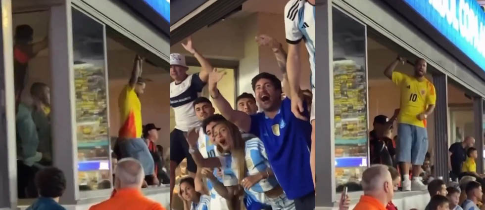 Maluma y aficionados argentinos se encaran en la final de la Copa América