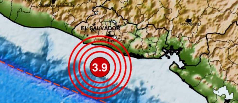 Sismo sacude parte del país esta lluviosa tarde de lunes