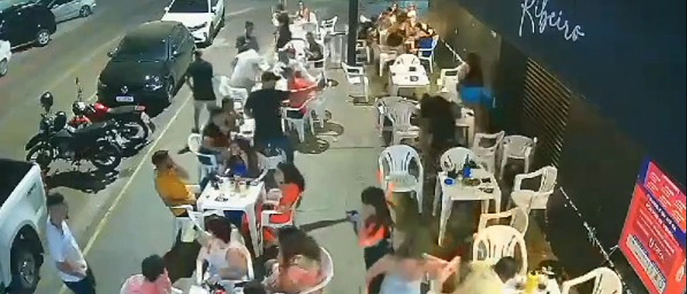 BRASIL: sujeto que posee amplio récord delictivo asesina a hombre afuera de un restaurante