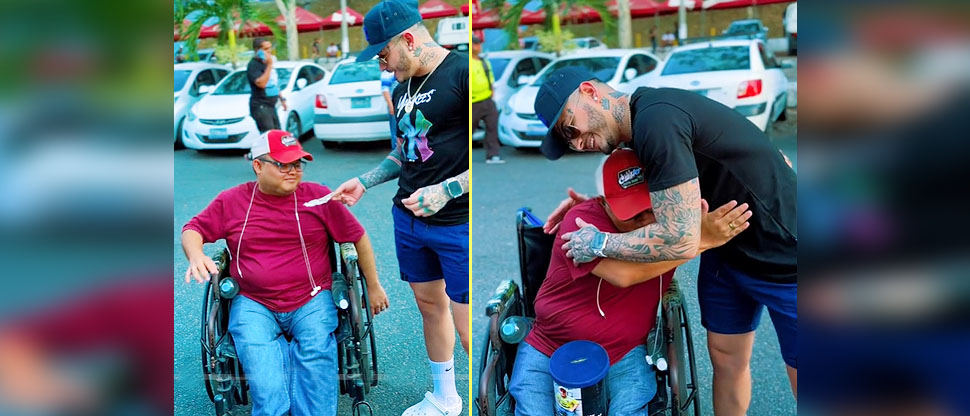 El Ricky demuestra que su dinero también es de bendición para otras personas necesitadas