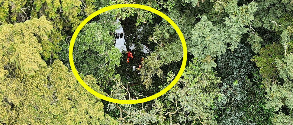 GUATEMALA: localizan restos de avioneta tras 4 días de búsqueda en el volcán de Agua
