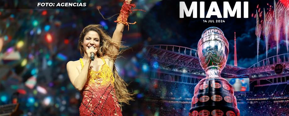 Shakira se presentará en la final de la Copa América en Miami