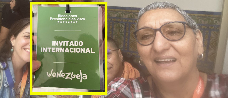 Lorena Peña está en Venezuela como observador electoral y dice que el ambientes es “tranquilo”