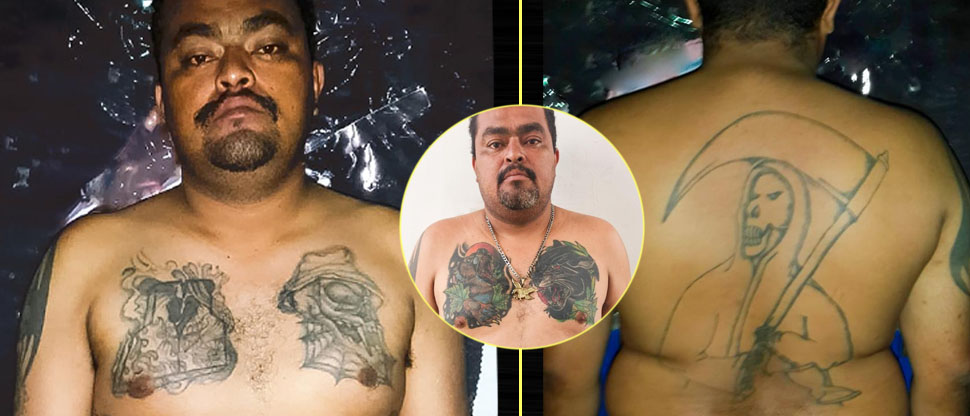 Pandillero intentó evadir a la justicia cubriéndose sus tatuajes, pero esta vez irá directo al CECOT