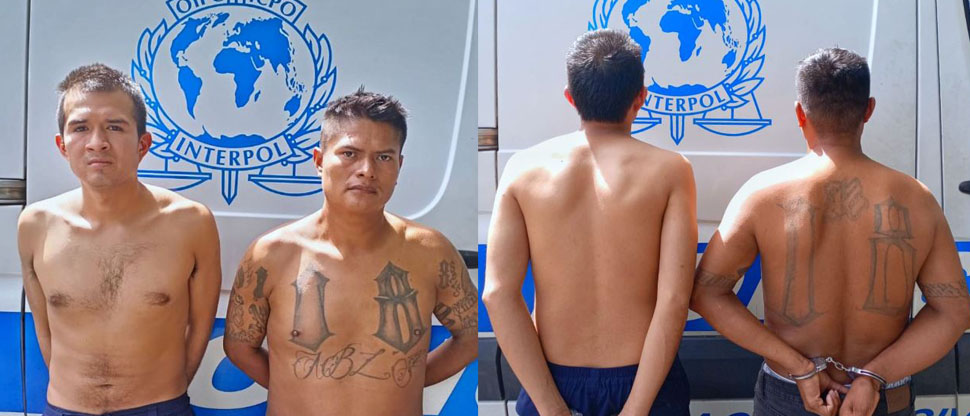 PNC captura a dos pandilleros de la 18 expulsados de Panamá y Chile