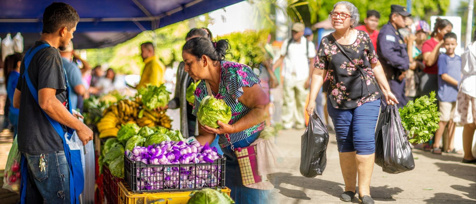 Miles de salvadoreños continúan comprando a bajo costo en AgroMercados del país