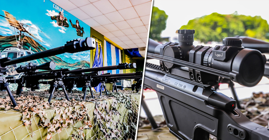 Fuerza Armada recibe armamento de combate para el cumplimiento del deber