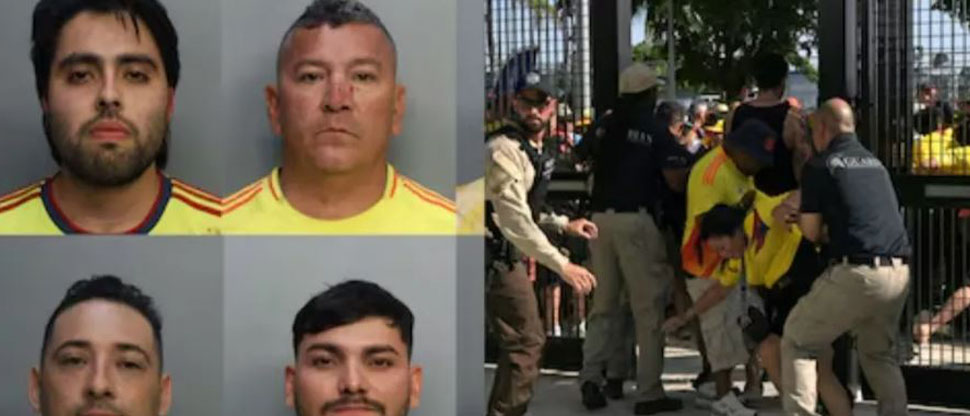 E.E.U.U: Policía revela las primeras fotos de los arrestados por desórdenes en final de la Copa América