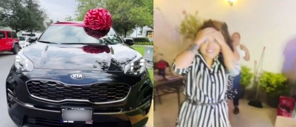 Influencer rifa camioneta de lujo entre sus miles de seguidores y milagrosamente se la gana su mamá