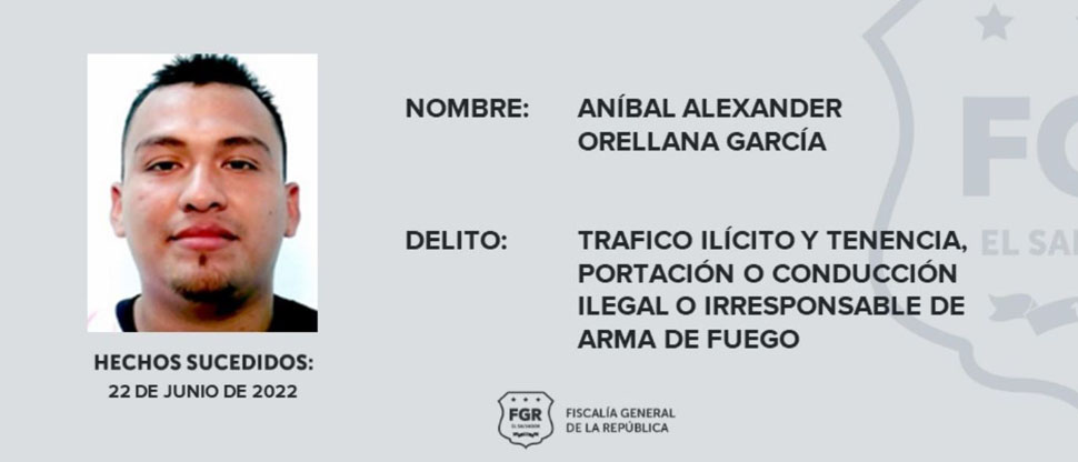 Capturan a pandillero en San Miguel y le incautan arma de fuego y gran cantidad de porciones de marihuana