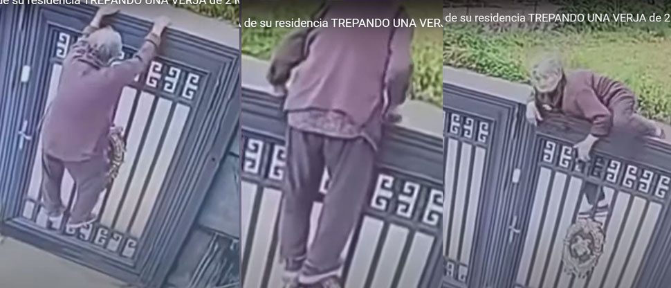 CHINA: Anciana de 92 años se escapa de su residencia trepando una verja de 2 metros