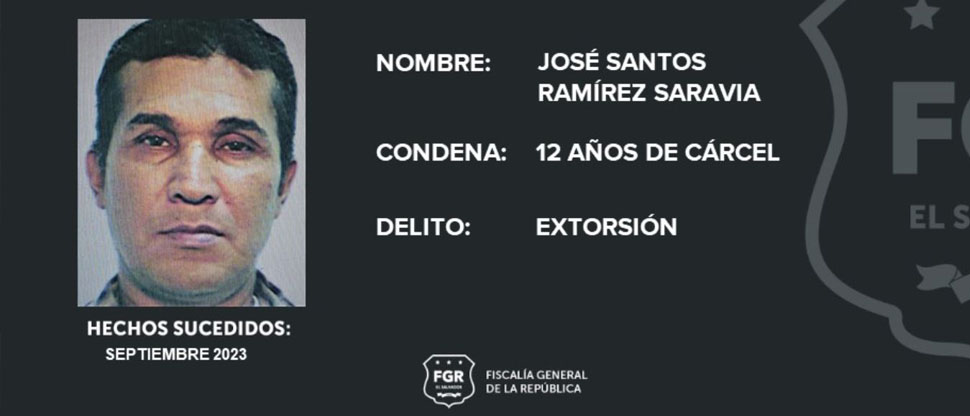 Hombre pasará 12 años tras las rejas por extorsionar a una persona en mejicanos