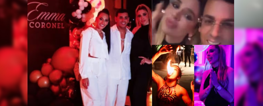 Emma Coronel, esposa del Chapo Guzmán, celebra su fiesta de cumple con Tito El Bambino