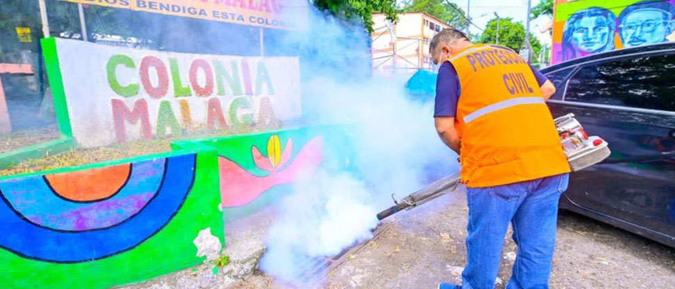 Intensificarán jornadas de fumigación para combatir los criaderos de zancudos por dengue