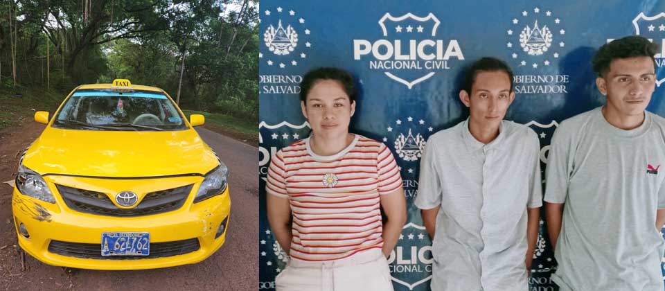 Con las manos en el timón: capturan a 4 jóvenes que simularon ser clientes para robar un taxi