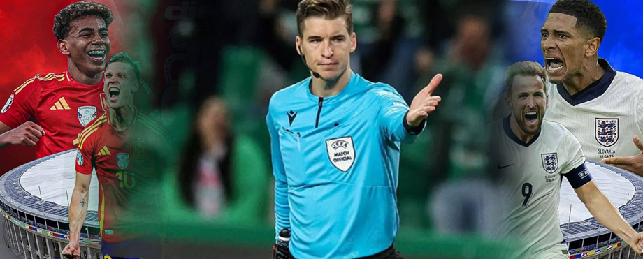 François Letexier, el árbitro designado para el España – Inglaterra en la final de la Eurocopa