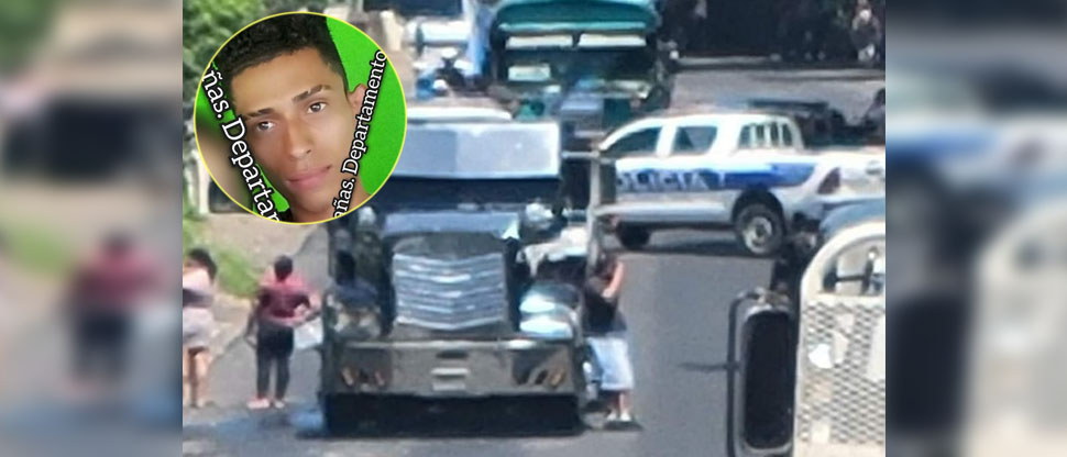 Joven cae accidentalmente de una rastra y esta lo arrolla en carretera a Sensuntepeque