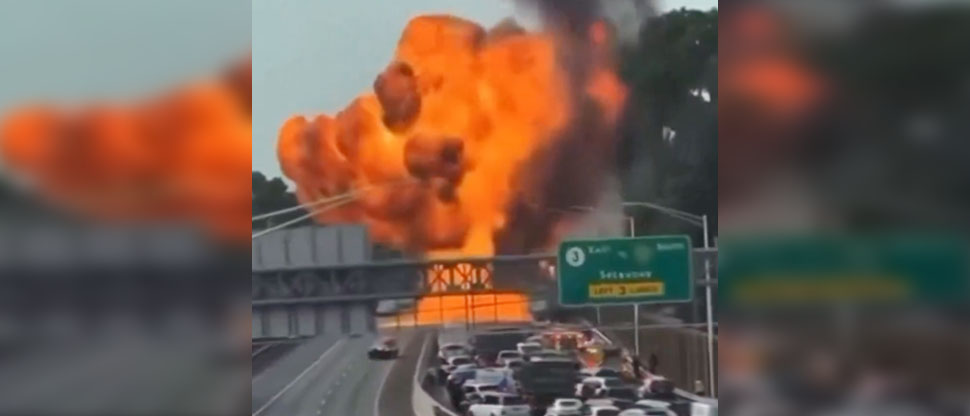 Camión que transportaba productos químicos explota tras chocar en Nueva Jersey