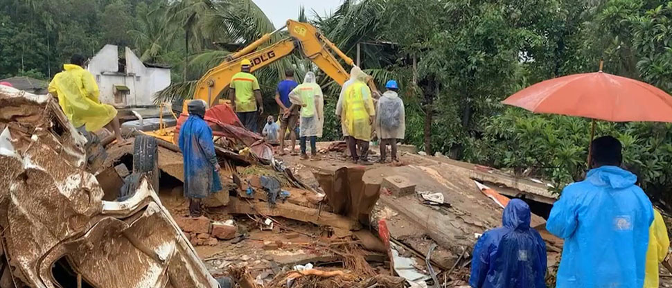 INDIA: al menos 90 fallecidos por deslizamientos de tierra provocados por fuertes lluvias