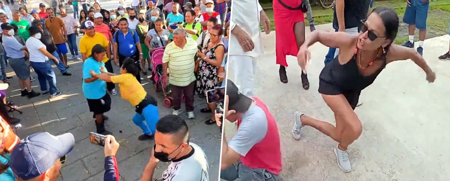 Bailarines que provocaban desórdenes en la plaza Libertad ahora lo hacen en Sonsonate