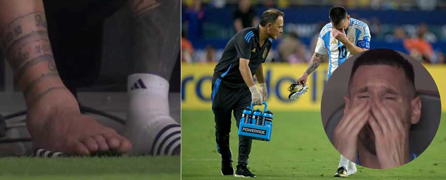Messi se realizará estudio médico para saber la gravedad de su lesión
