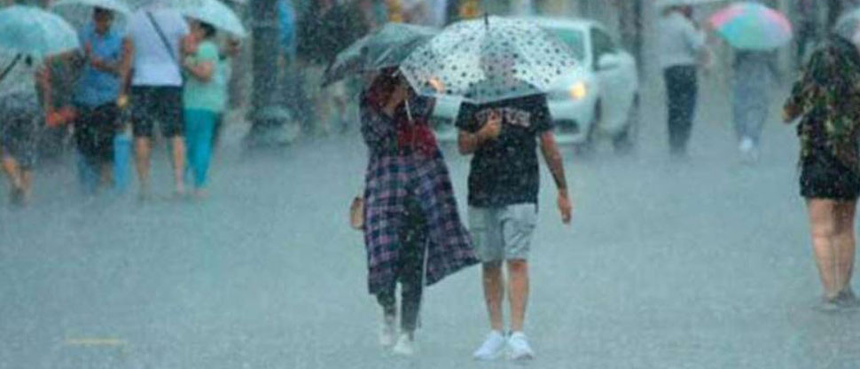 Lluvias y tormentas durante todo el día por influencia de vaguadas