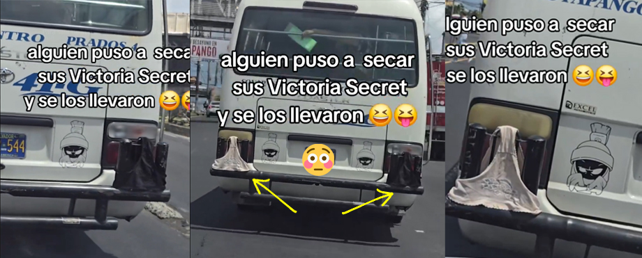 Marcando Terreno: Cuelgan ropa interior femenina en la defensa de una coaster