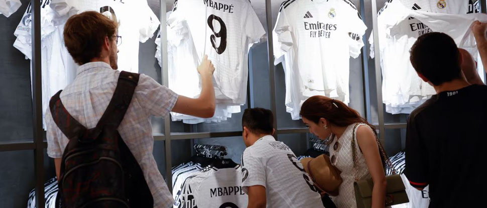 Real Madrid pone a la venta las camisetas de Kylian Mbappé y se desata la locura