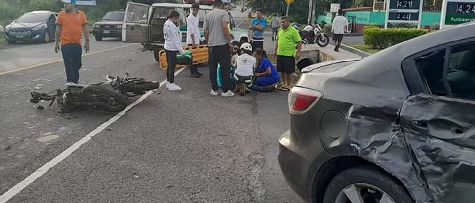 Conductor a excesiva velocidad provoca fuerte accidente en carretera Litoral