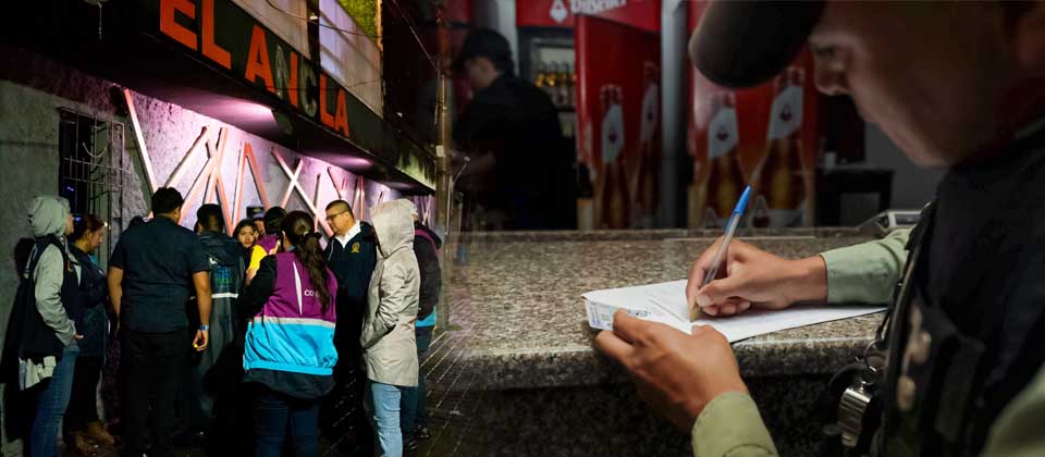 6 menores de edad son encontrados en bares y centros de actividad nocturna en operativo de La Libertad