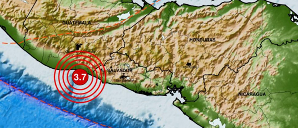 Sismo originado en Guatemala sacude parte de El Salvador, la tarde de este jueves