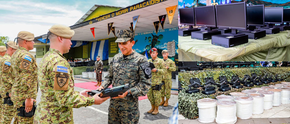 Ministro de la Defensa hace entrega de nuevos equipos a las fuerzas especiales de la Fuerza Armada