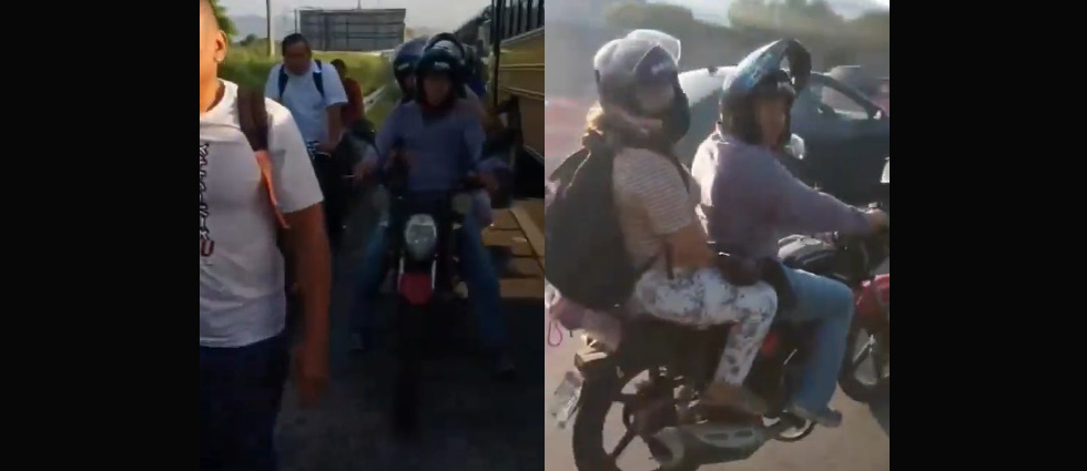 Motociclista recibe más de $200 en multas por circular en el hombro de la vía