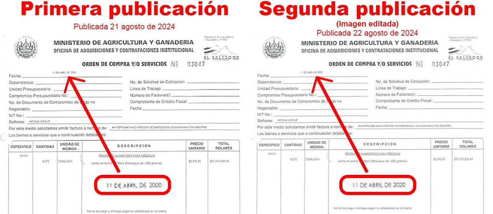 El Faro falsifica documentos para acusar de corrupción al Gobierno: «Mienten descaradamente»