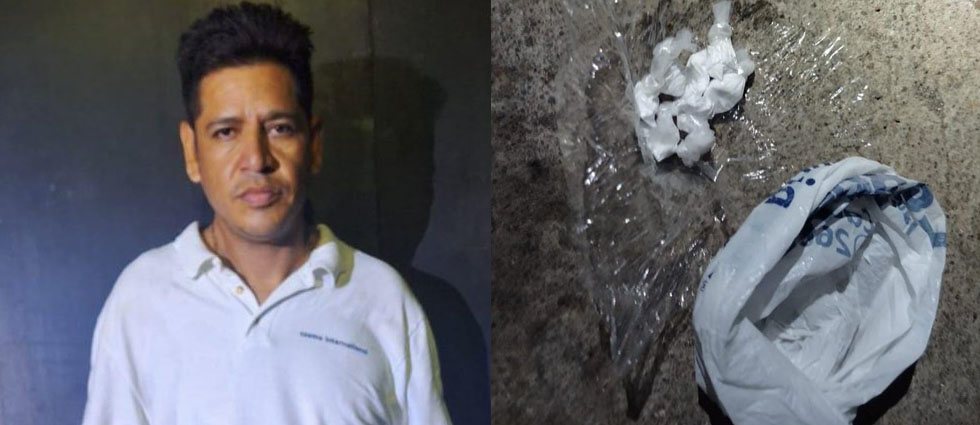 Capturan a sujeto que tenía en su poder 7 porciones de cocaína