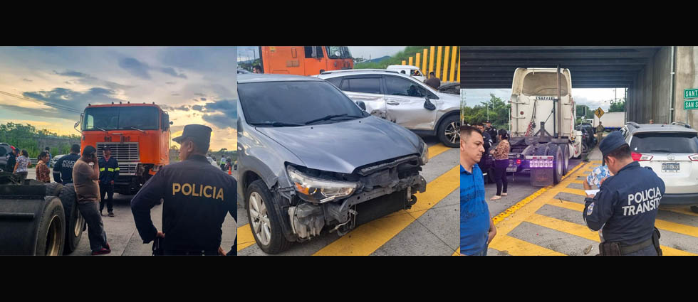 Reportan múltiple choque en inmediaciones del redondel Claudia Lars