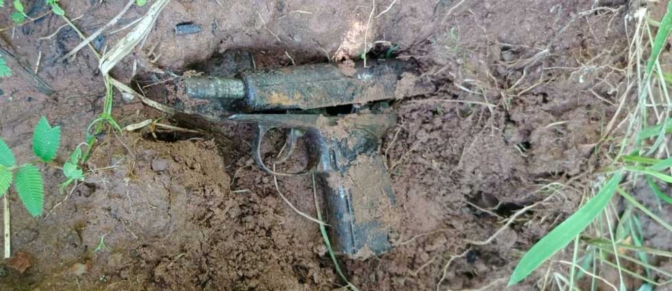 Militares hallan un arma abandonada en Cabañas