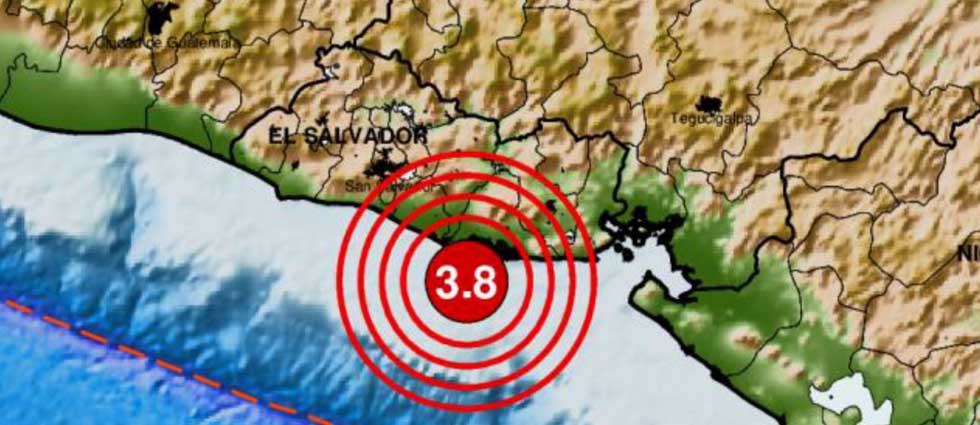 Otro sismo originado en Usulután sacude parte de El Salvador esta tarde de jueves