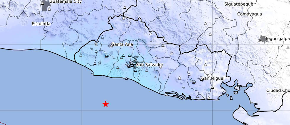 Sismo de 4.8 grados sacude al país durante esta madrugada de martes