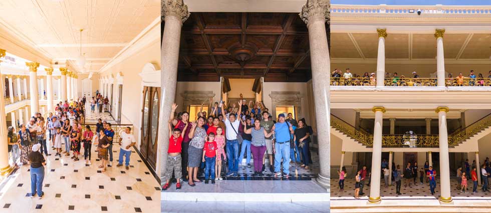 Palacio Nacional recibe 9,500 turistas en sus primeras horas abierto al público