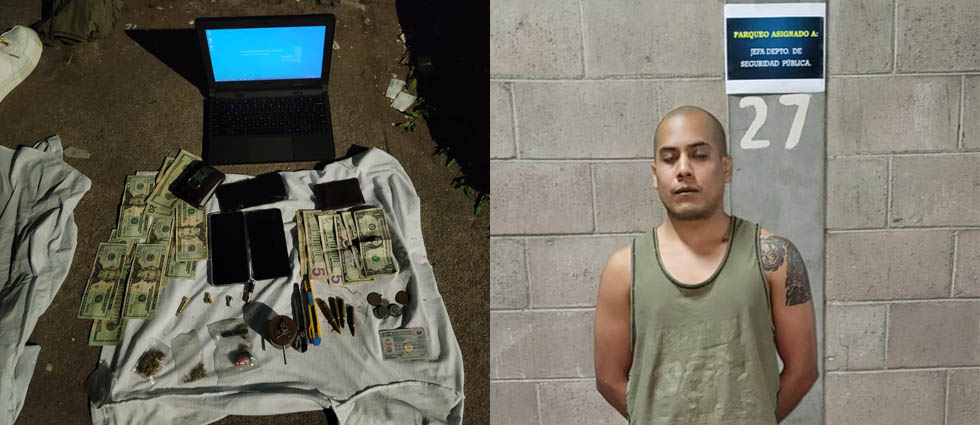 Militares capturan a sujeto que se dedicaba al narcomenudeo en Santa Tecla