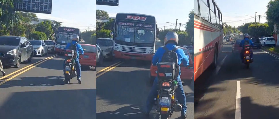 Piden tres Doritos después a conductor de la ruta 30B por manejar en sentido contrario