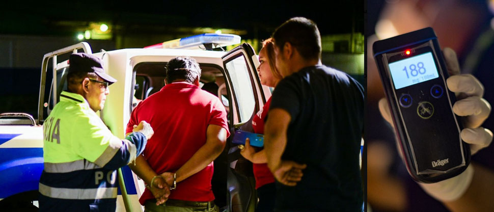 Tras una noche de copas, tres conductores fueron detenidos por superar los 100 grados de alcohol