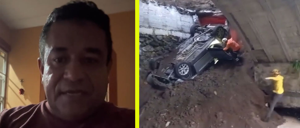 “Yo dije ‘aquí quedo soterrado’”: Periodista Julio Guevara comparte su testimonio tras accidente