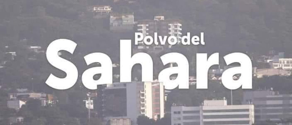 Advierten que leve capa de polvo del Sahara cubre el país
