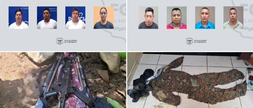 Capturan a sujetos que se hacían pasar por militares para cometer robos en Sonsonate