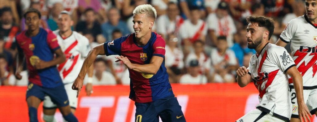El Barcelona sufre para ganar al Rayo Vallecano