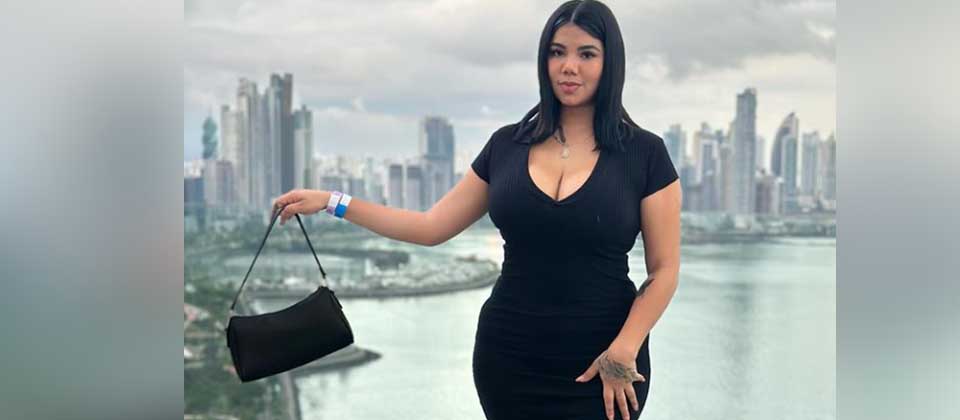 Abigail Mancía pasa el fin de semana en Panamá